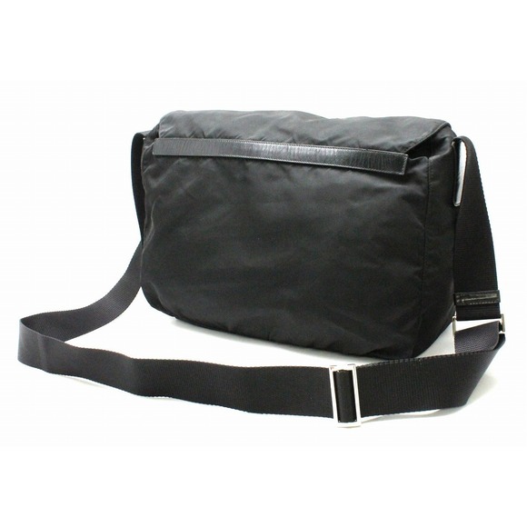 Prada Black Crossbody Bag Shoulder Nero Nylon - Picture 1 of 9